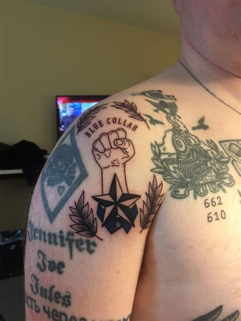 blue collar tattoo|blue collar tattoo plainfield il.